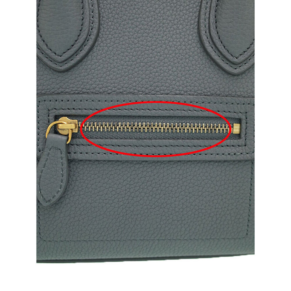 Celine Luggage Leather Shoulder Bag - Picture 7 of 9